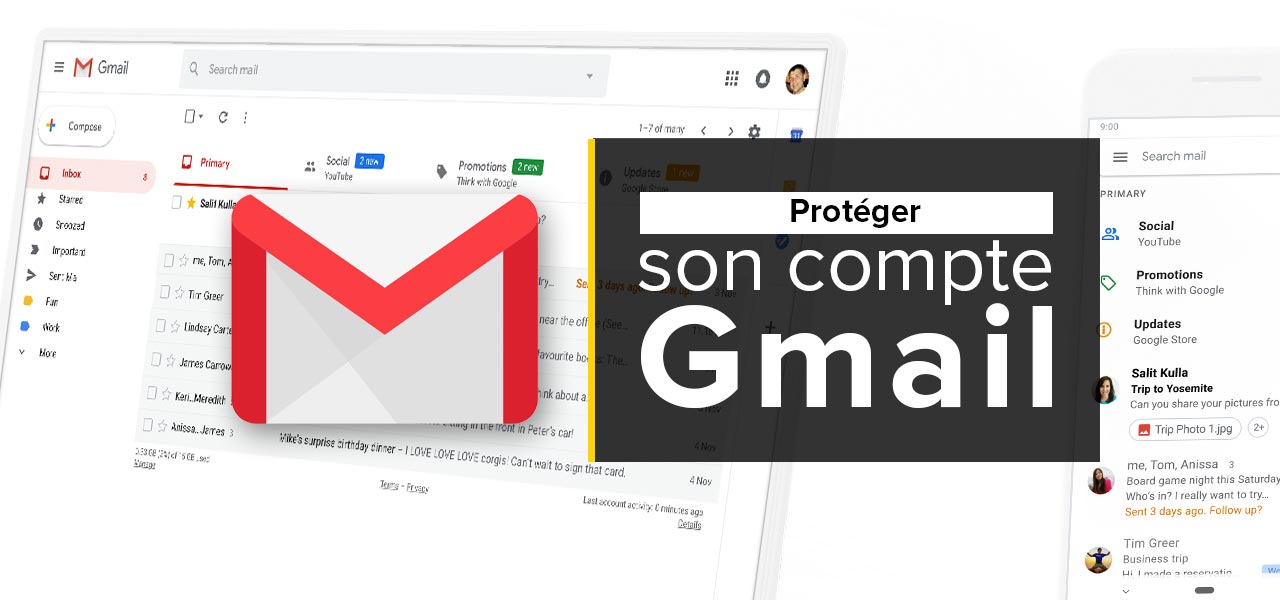 proteger compte gmail